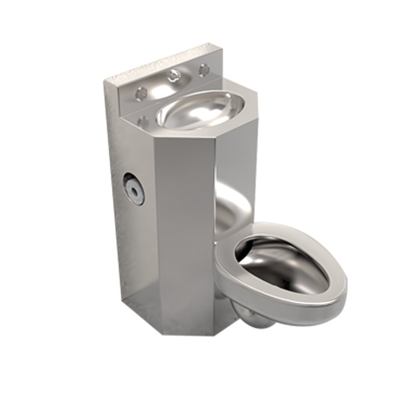 Configurable Water Tank 304 Prison Toilet