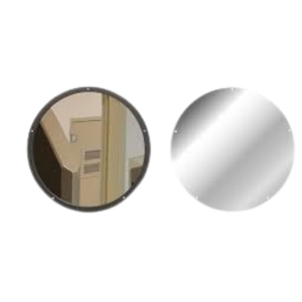 Prison Round Mounted Security Mirror