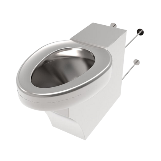 Steel Wall Standing Prison Toilet