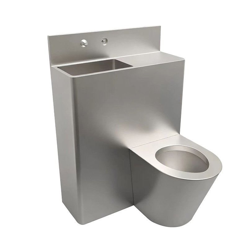 One Piece Prison Toilet Sink Combination