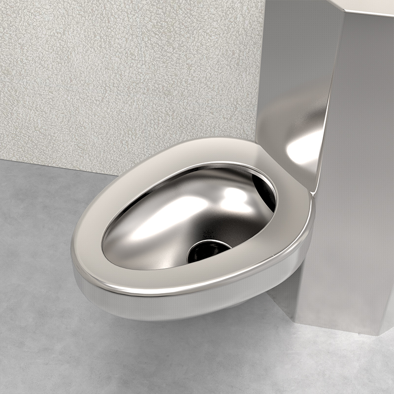 stainless steel combination toilet