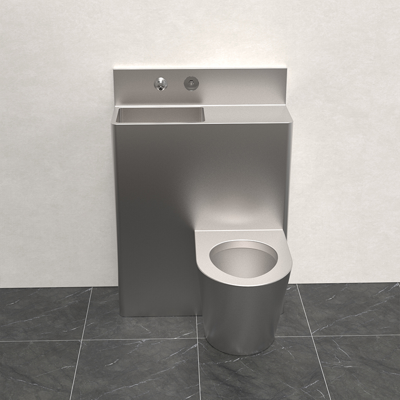 stainless steel combination toilet