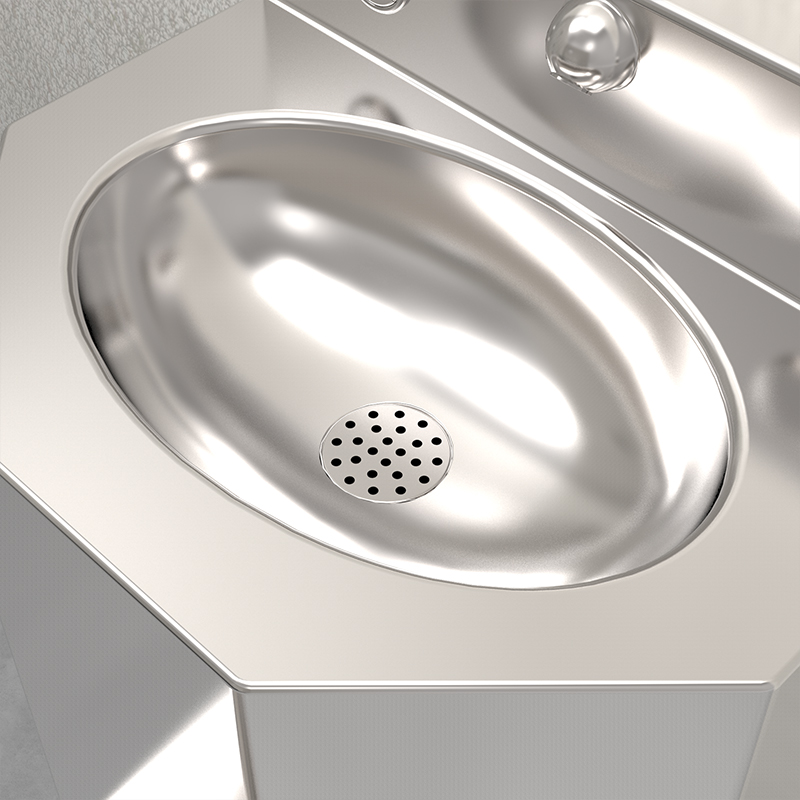 stainless steel combination toilet