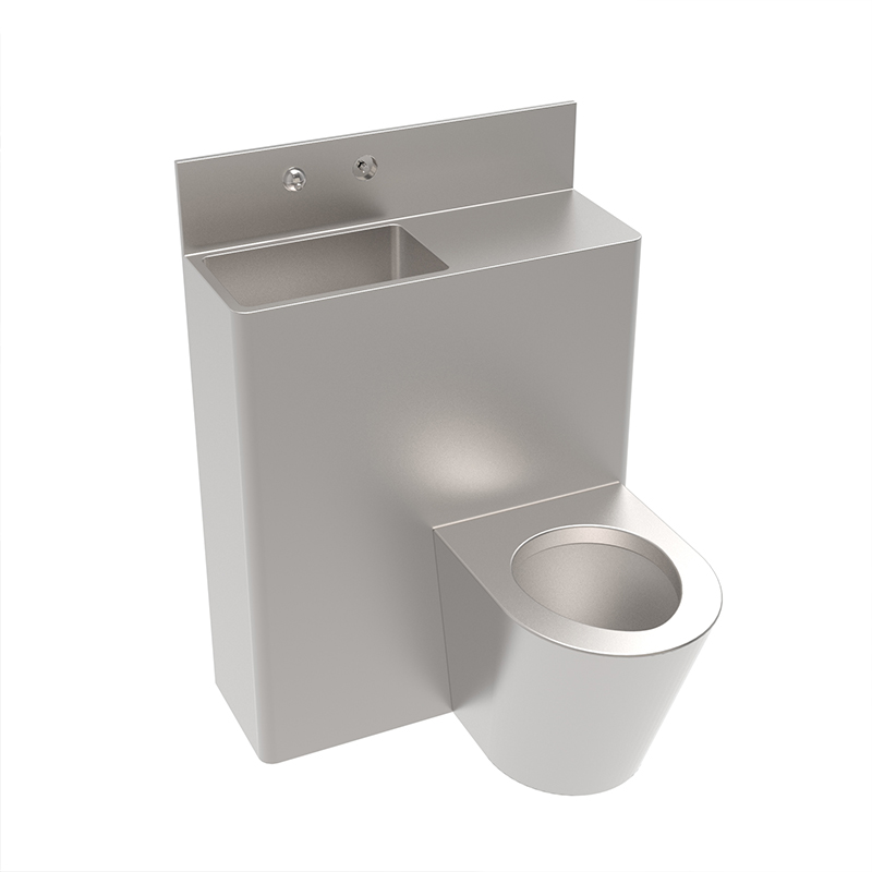 stainless steel combination toilet