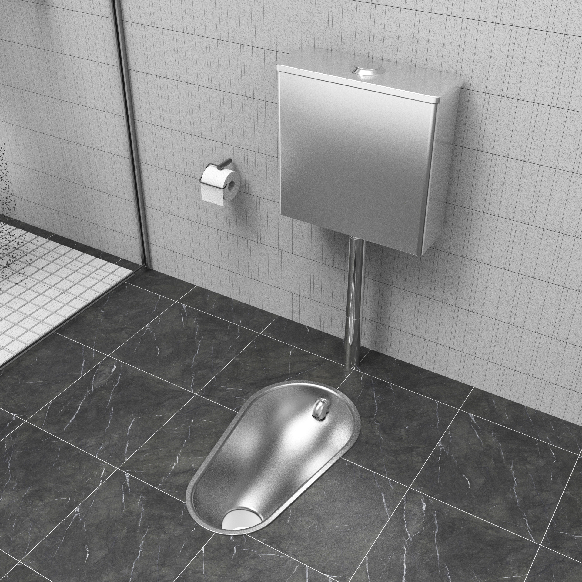 stainless steel squat toilet