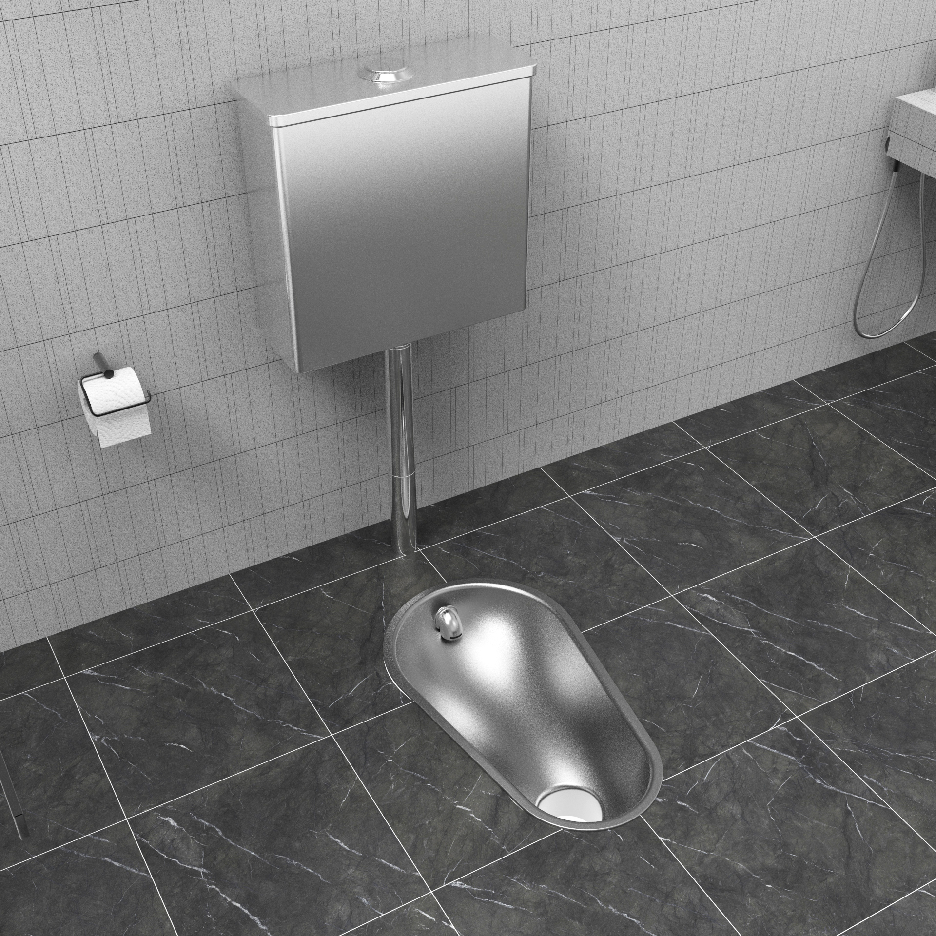 stainless steel squat toilet