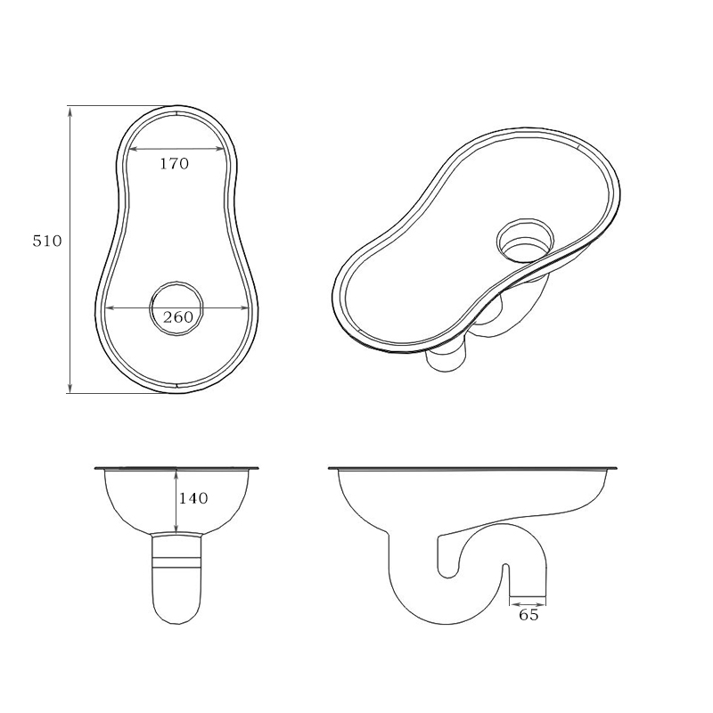 stainless steel squat toilet