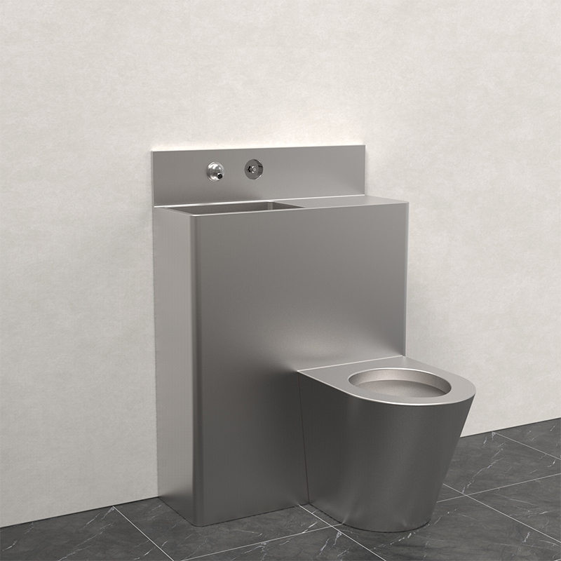 stainless steel combination toilet