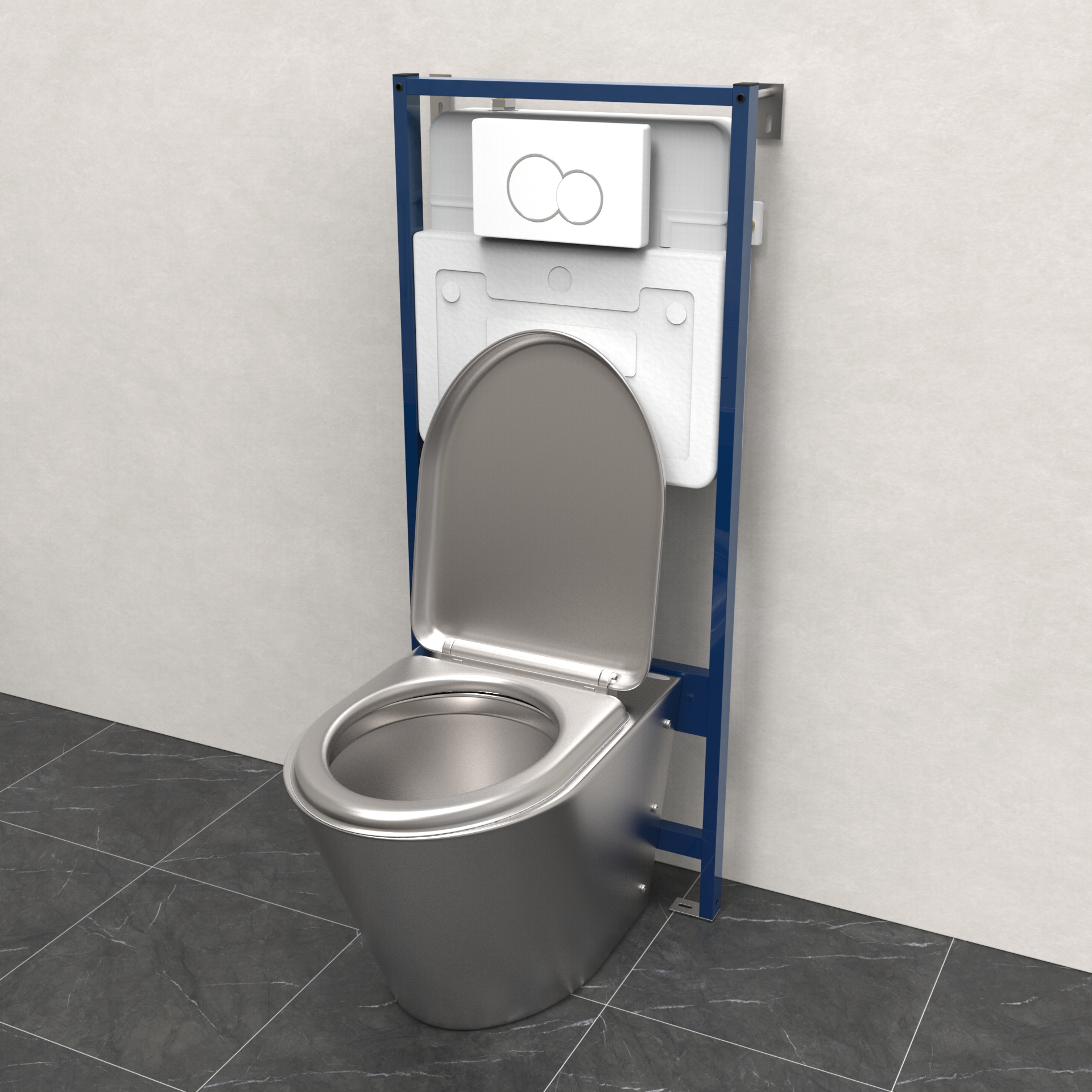 stainless steel toilet