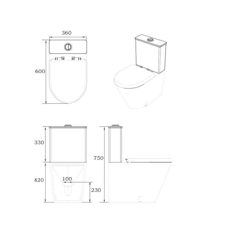 stainless steel toilet