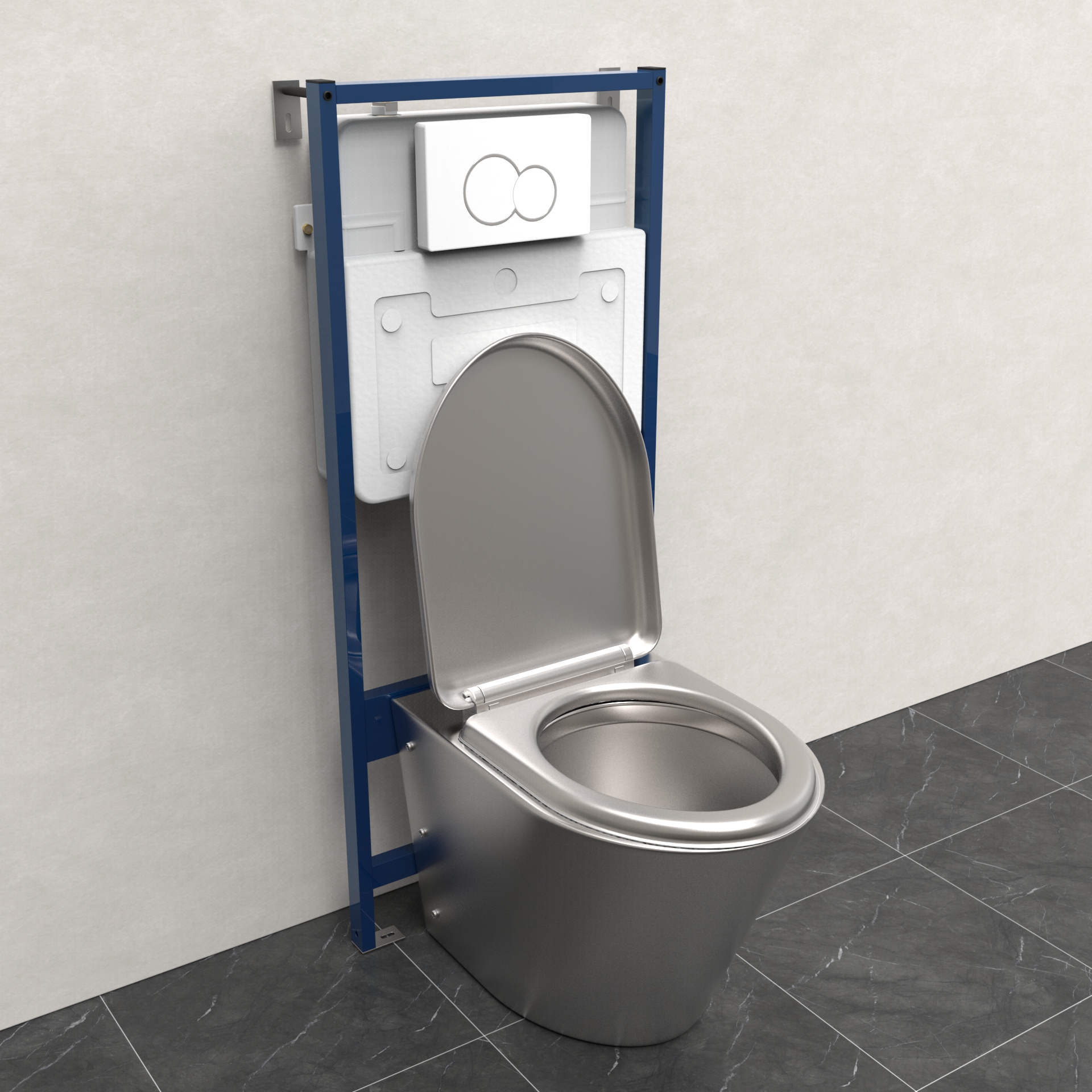 stainless steel toilet