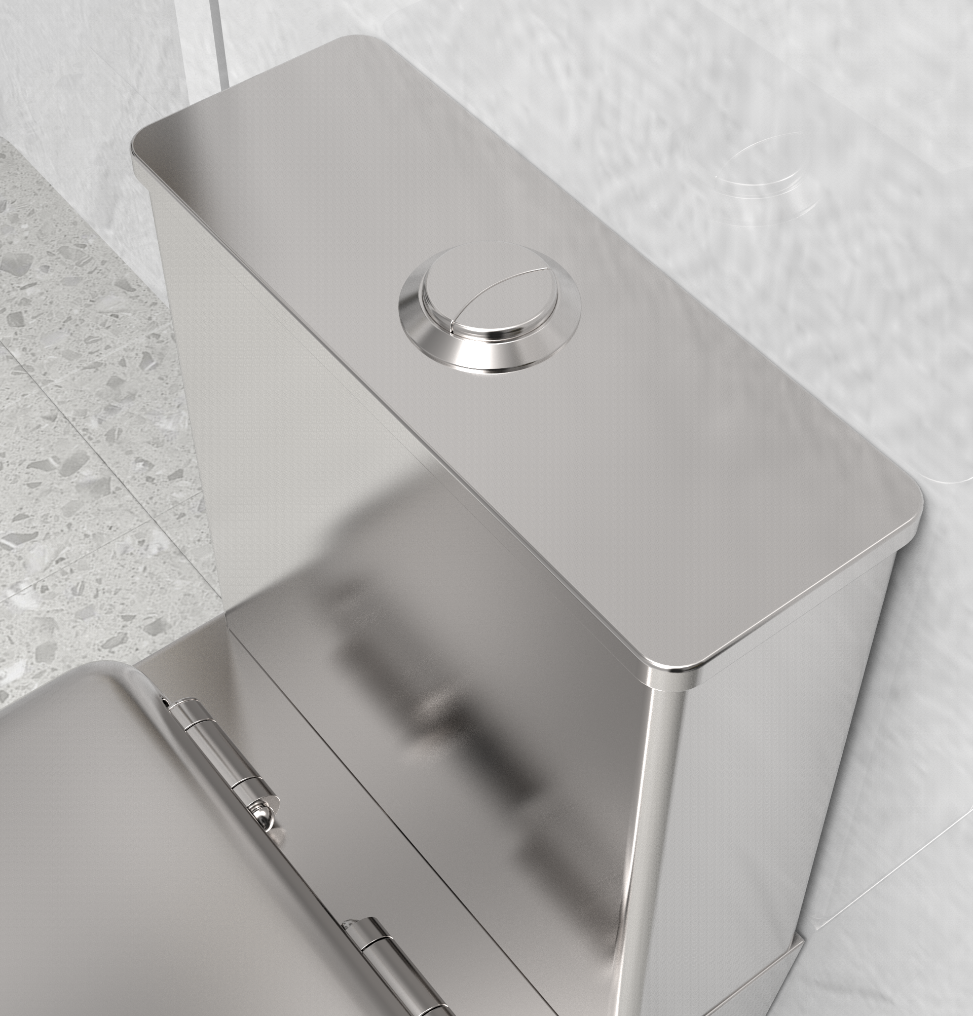stainless steel toilet