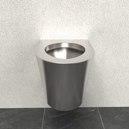 Stainless steel toilet